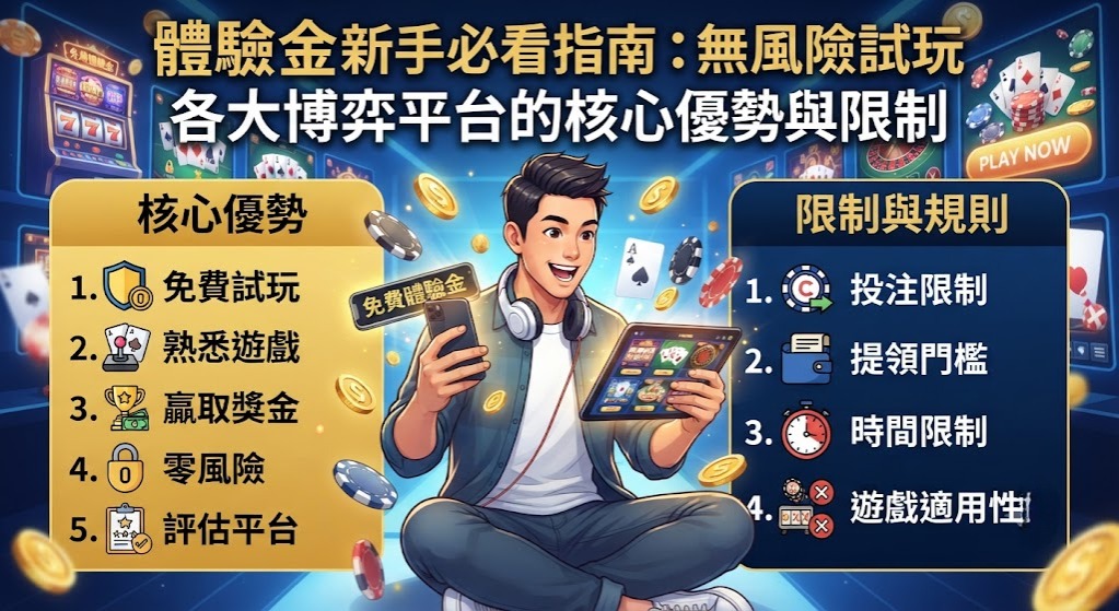 看懂規則再出手!立即領取你的安全體驗金,無風險解鎖各大平台! 看懂規則再出手!立即領取你的安全體驗金,無風險解鎖各大平台!